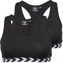 Hummel Dames Chevron Sport BH Zwart