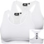 Hummel Damer Reverse Chevron Sports-BH Hvid
