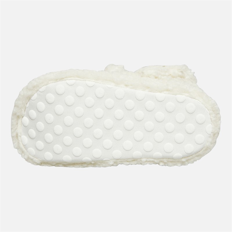 Hello Kitty Mädchen Weiße Borg Hausschuhe Weiß / Rot