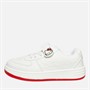 Hello Kitty Girls Emboss Trainers White/Red