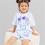 Hello Kitty Girls T-Shirt And Shorts Co-Ord Set Blue