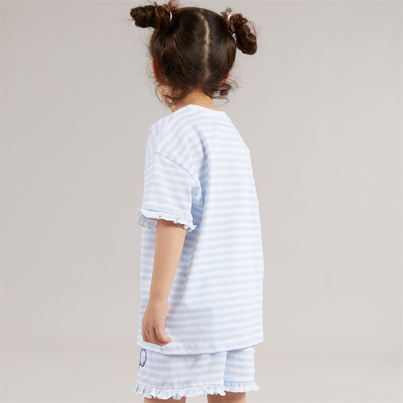 Hello Kitty Girls T-Shirt And Shorts Co-Ord Set Blue