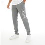 Hurley Mens Boxed Logo Relaxed Fit Fleece Joggers Grey/Grey