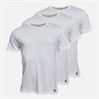 Hurley Mens Three Pack Classic Crew Neck T-Shirts White Traditional