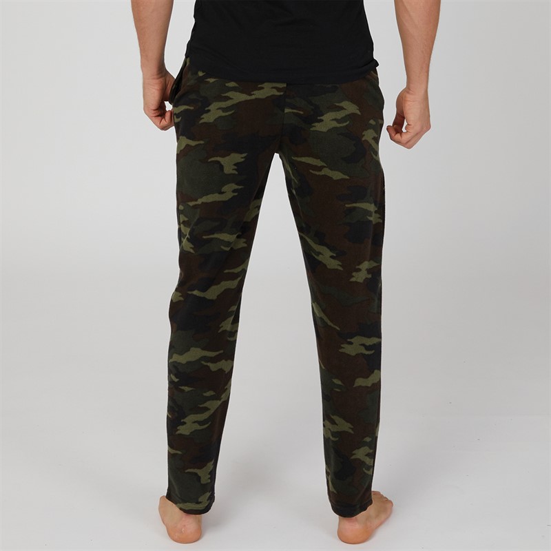 Hurley Mens Fleece Lounge Pants Olive