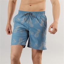 Hurley Mens Pineapple Swimshorts Blue/Brown