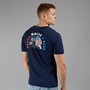 Hurley Mens Shred T-Shirt Navy