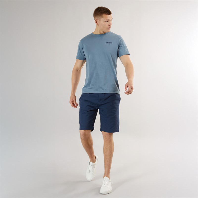 Hurley Mens Creepin T-Shirt Blue/Brown