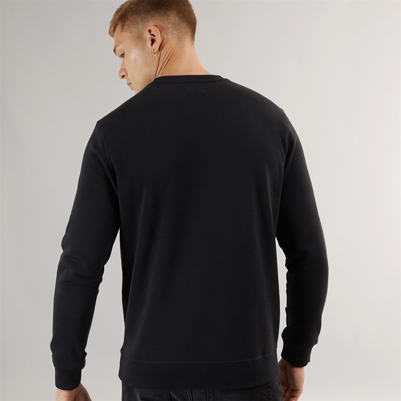 Hurley Mens Box Logo Sweatshirt Black