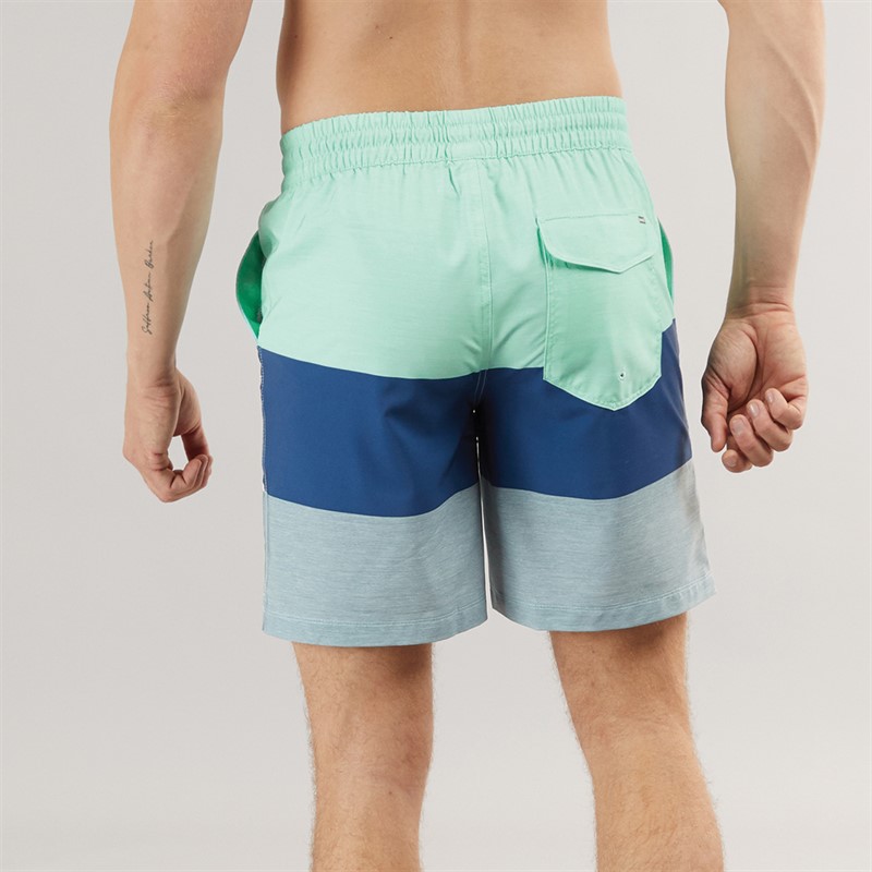 Hurley Mens Colourblock Swim Shorts Blue/Aqua