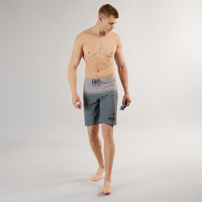 Hurley Mens World Tour Colourblocked Board Shorts Lilac