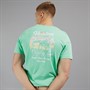 Hurley Mens Creepin Graphic T-Shirt Blue/Aqua