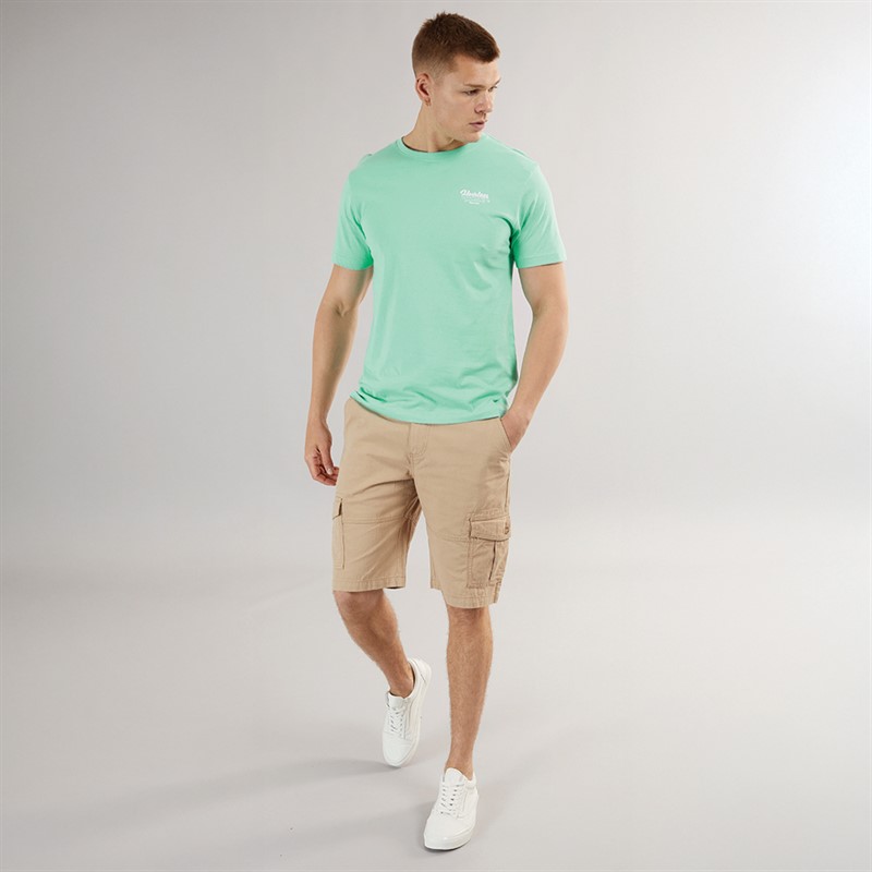 Hurley Mens Creepin Graphic T-Shirt Blue/Aqua