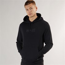 Hurley Mens Boxed Logo Fleece Hoodie Black