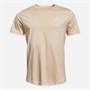 Hurley T-shirt Graphique Rayé Lever de Soleil Rose Homme