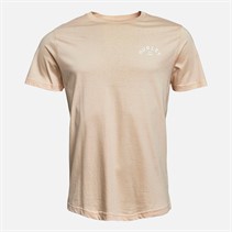 Hurley Heren Gestreepte Zonsopkomst Afbeelding T-Shirt Roze