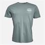Hurley T-shirt Homme Paradise Found à Motif Gris/Bleu