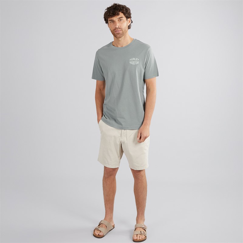 Hurley Herre Paradise Found Grafik T-shirt Grå / Blå