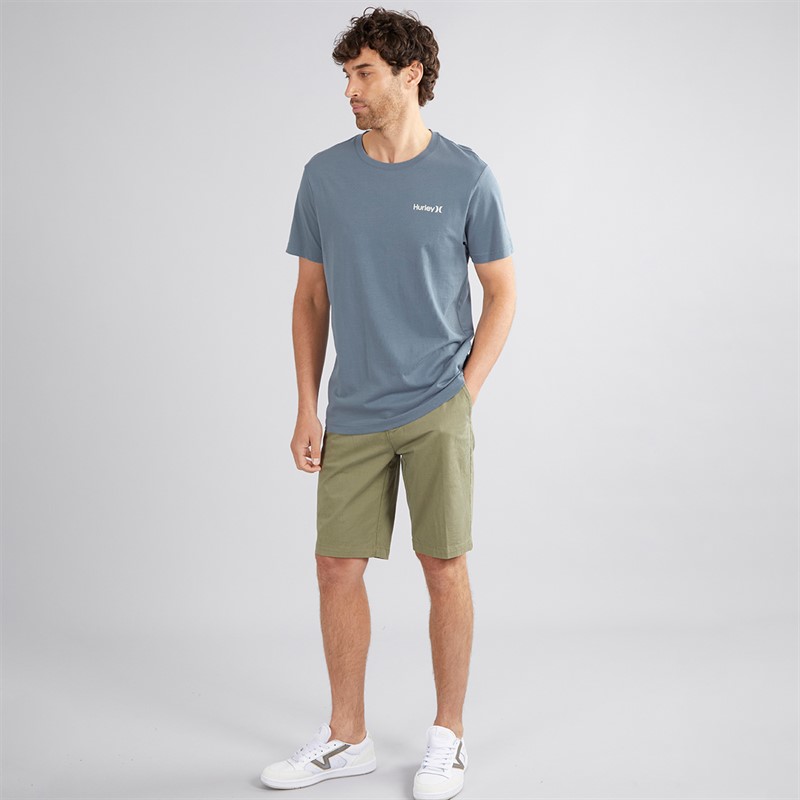 Hurley T-shirt Graphique O&O Homme Bleu/Marron