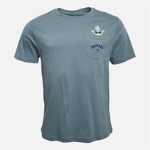 Hurley Heren Ananas Kiekeboe T-Shirt Blauw/Bruin