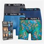 Hurley lot de quatre boxers Homme Regrind Bleu vif