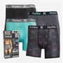 Hurley Herre Fire Pak Genmalet Boxershorts Turkis/Aqua