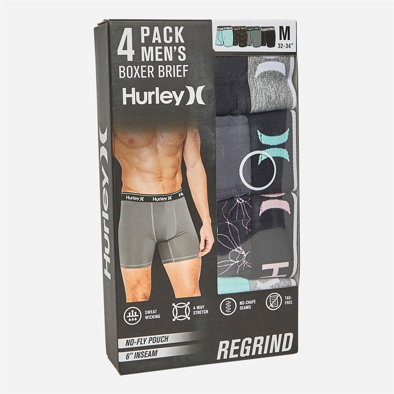 Hurley Herre Fire Pak Genmalet Boxershorts Turkis/Aqua
