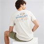 Hurley Mens Lounging Graphic T-Shirt Ivory