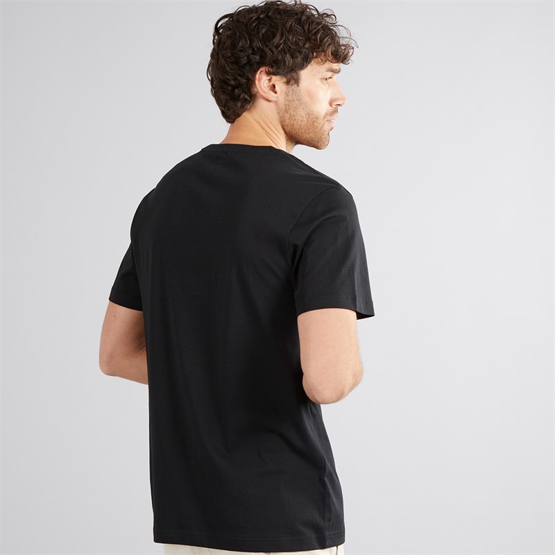 Hurley Mens Morning Fish Graphic T-Shirt Black