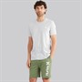 Hurley Mens T-Shirt And Shorts Set Grey/Green