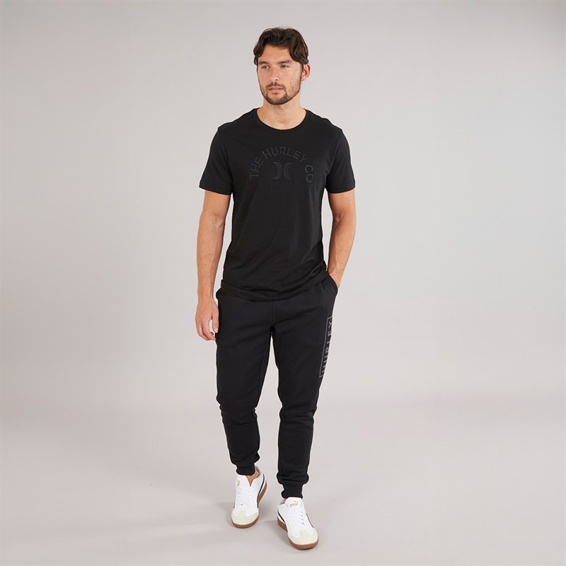 Hurley Mens Graphic T-Shirt Black