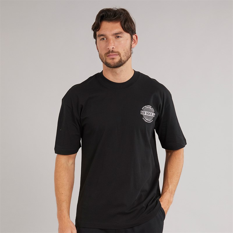 Hurley Mens Graphic T-Shirt Black
