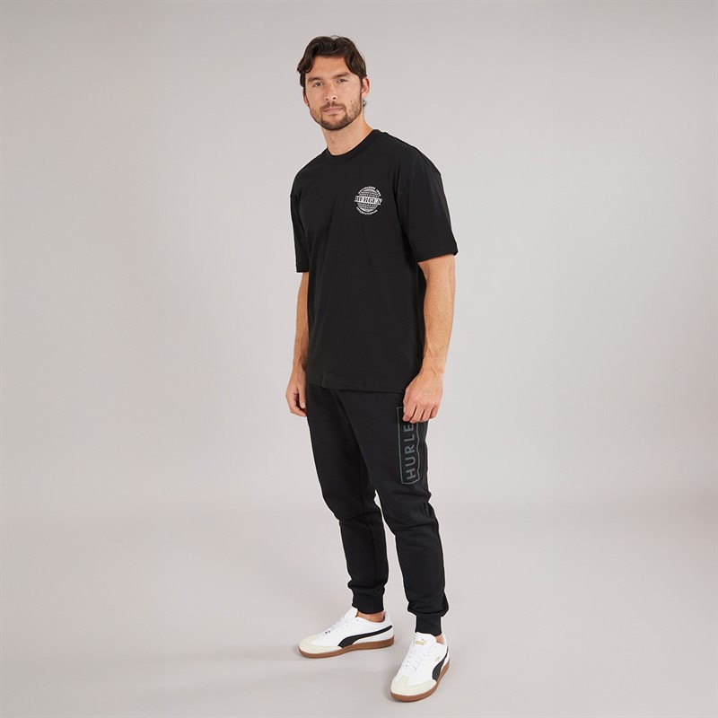 Hurley Mens Graphic T-Shirt Black