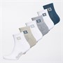 Hurley Mens Six Pack Terry Crew Socks Multi
