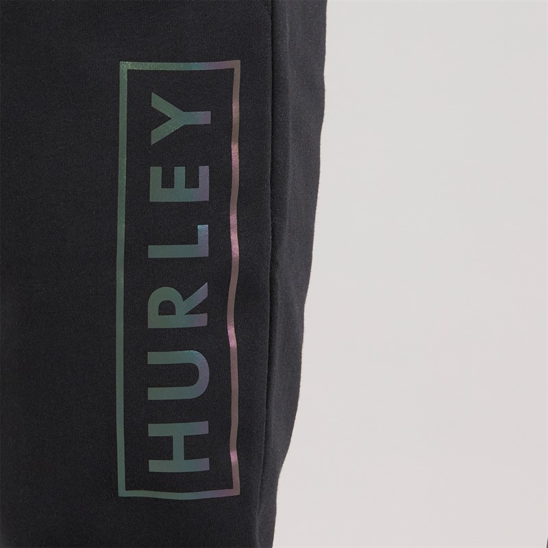 Hurley Mens Relaxed Fit Joggers Black