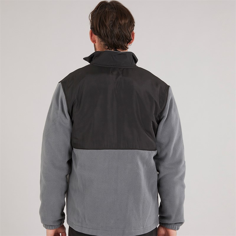 Hurley Mens Full Zip Jacket Grey/Black Grey/White