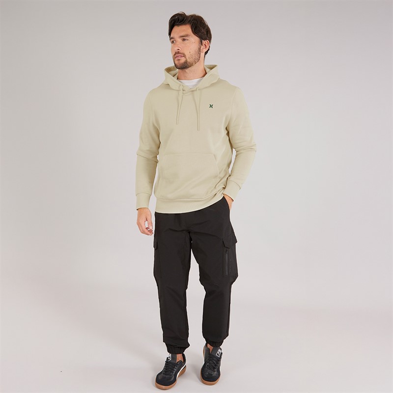 Hurley Mens Icon And Co Hoodie Ivory