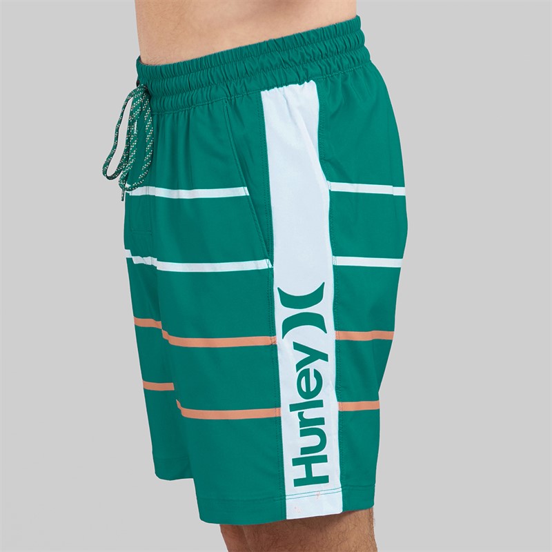 Hurley Mens Dunes Volley Swim Shorts Sky/Pewter