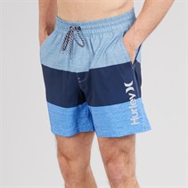 Hurley Herren Farbblock Volley Badeshorts Baby Blue