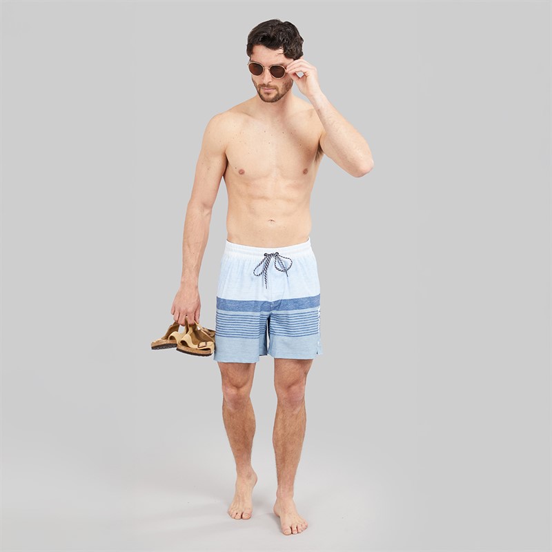 Hurley Mens Epic Ombre Volley Swim Shorts Blue/White