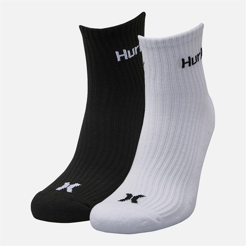 Hurley Herre 6-pak Crew Sokker Hvid/Sort