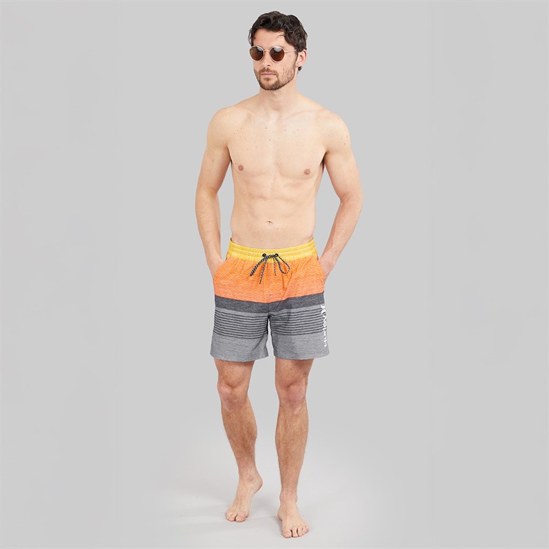 Hurley Mens Epic Ombre Volley Swim Shorts Light Grey