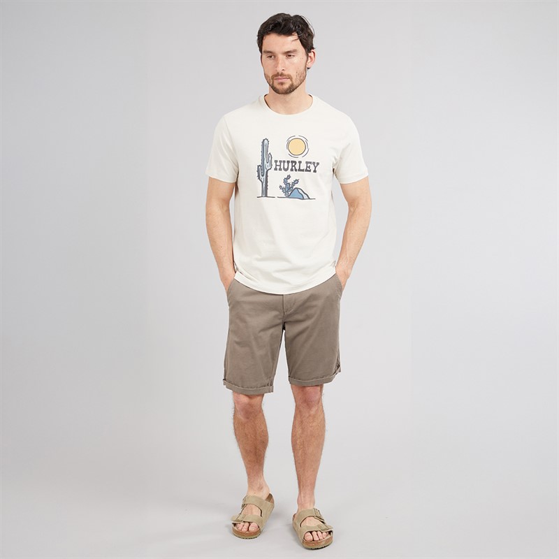 Hurley T-shirt graphique Badlands Homme Ivory