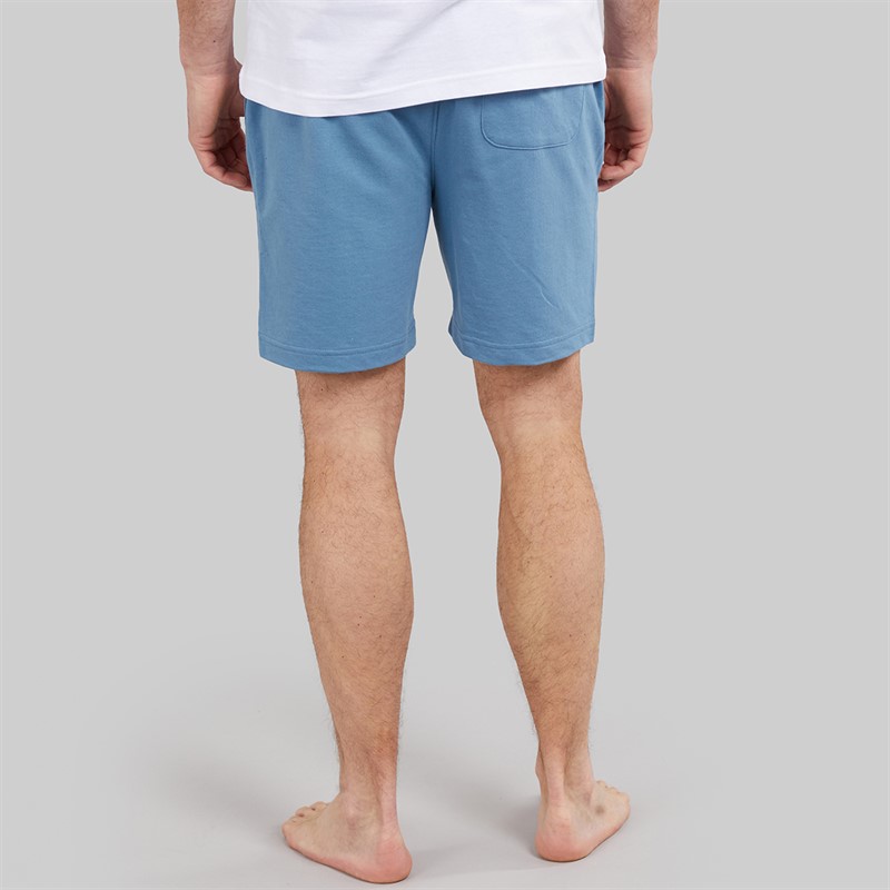 Hurley Mens Lounge Shorts Blue/White