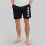 Hurley Mens Number One Logo Lounge Shorts Black