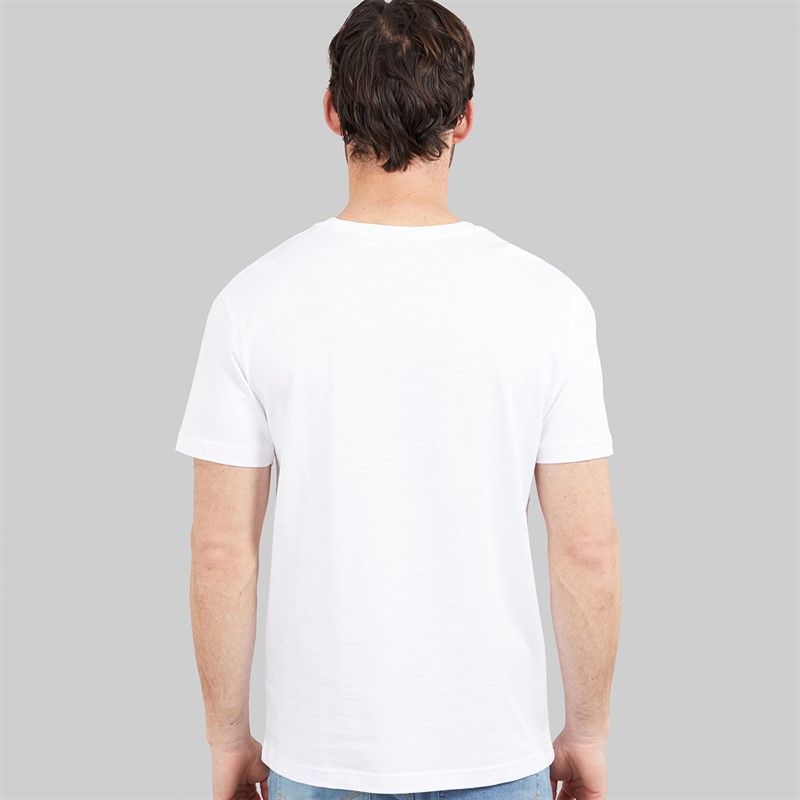 Hurley Mens Traditional BBQ Pocket T-Shirt White Traditional