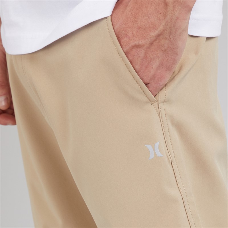 Hurley Mens All Terrain Hybrid Walking Shorts Khaki