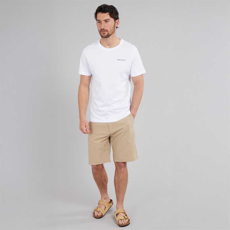 Hurley Mens All Terrain Hybrid Walking Shorts Khaki
