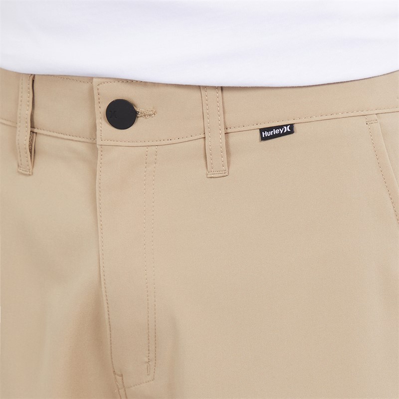 Hurley Mens All Terrain Hybrid Walking Shorts Khaki