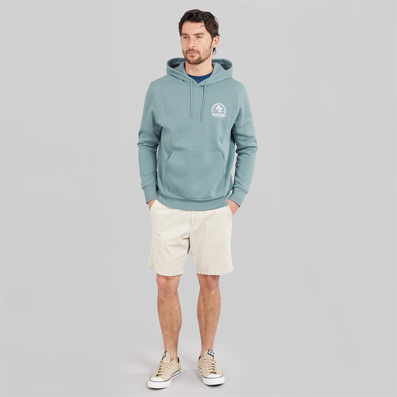 Hurley Homme Sweat à Capuche surf Sud-Ouest Gris/Bleu
